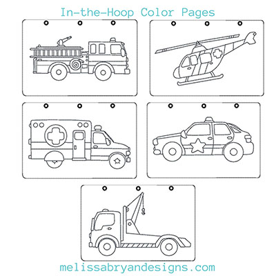 ITH color pages farm animals